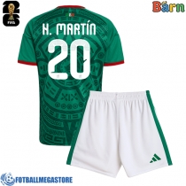 Fotballdrakt Barn Mexico Henry Martin #20 Hjemmedraktsett VM 2026 Kortermet (+ Korte bukser)